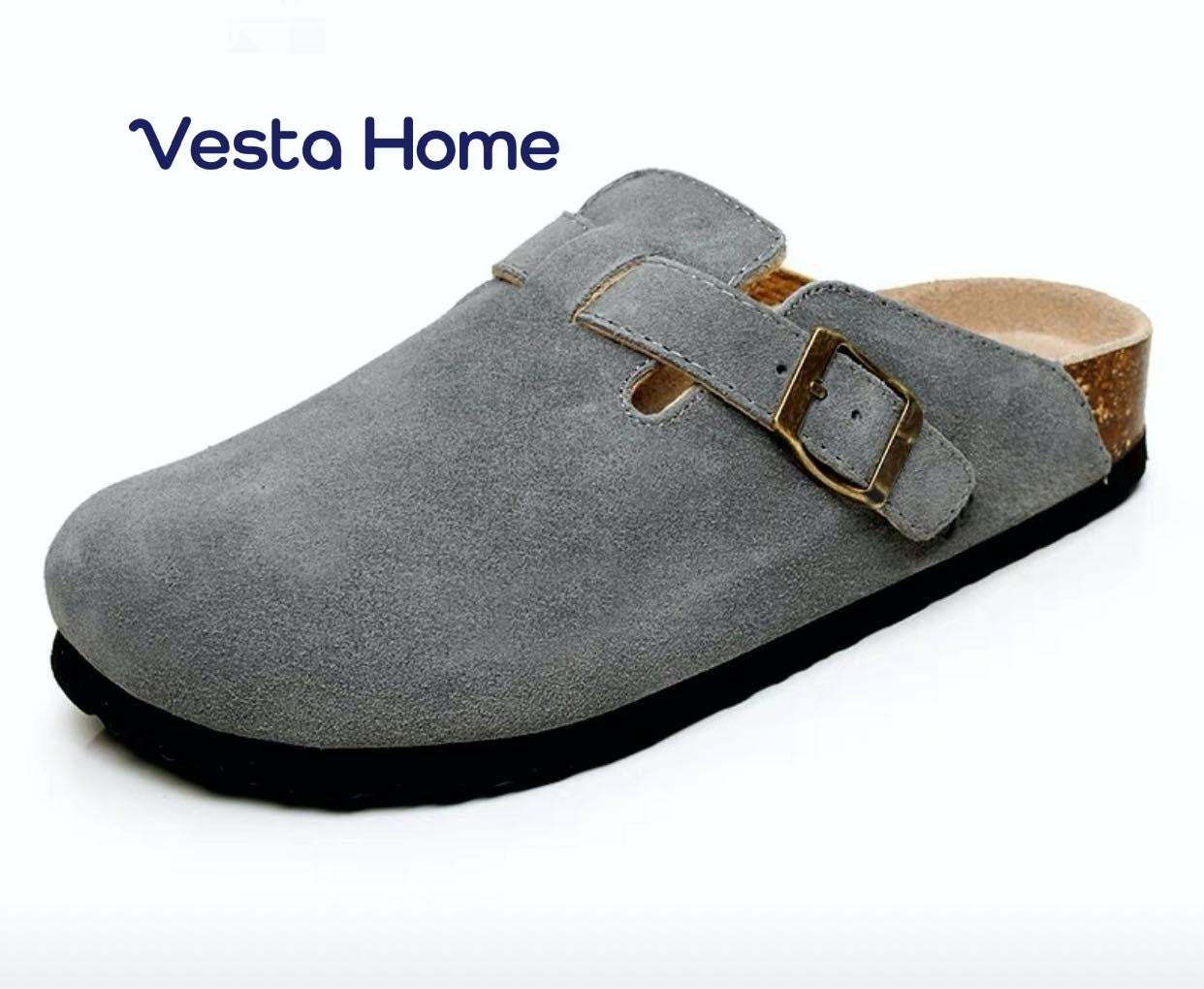 Vesta Home Sheep felt flat bottomed half slippers