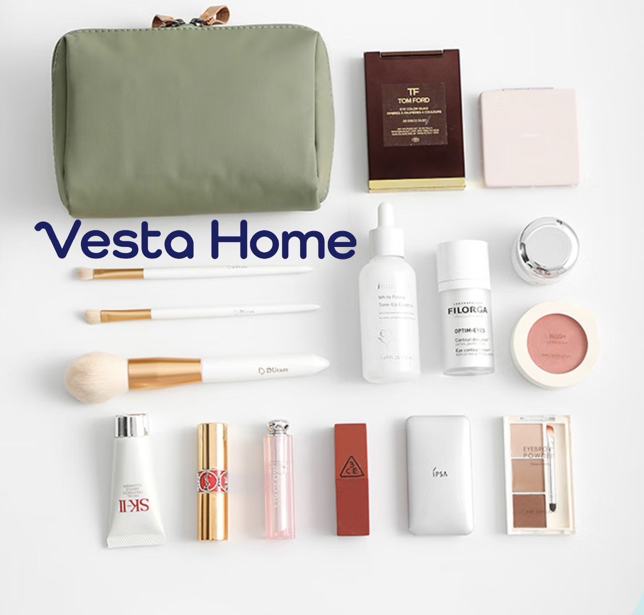 Vesta Home Large capacity makeup bag