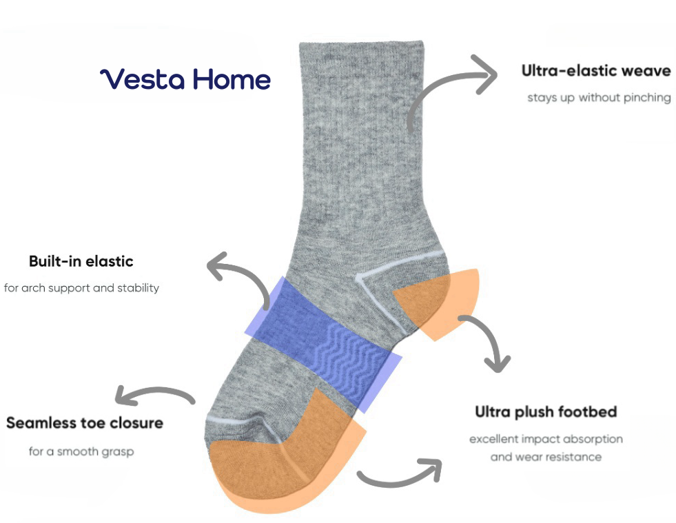 Vesta Home Wool Blended Socks