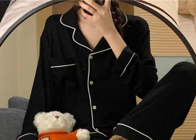 Spring and autumn long sleeved pajamas