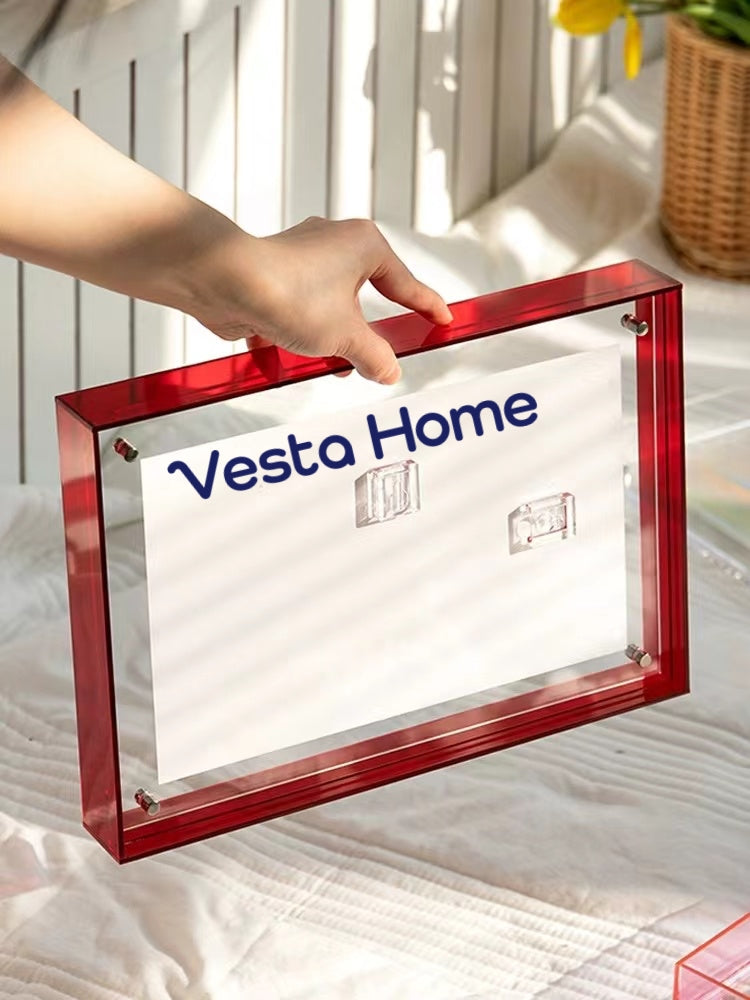 Vesta Home Acrylic strong magnetic identification box