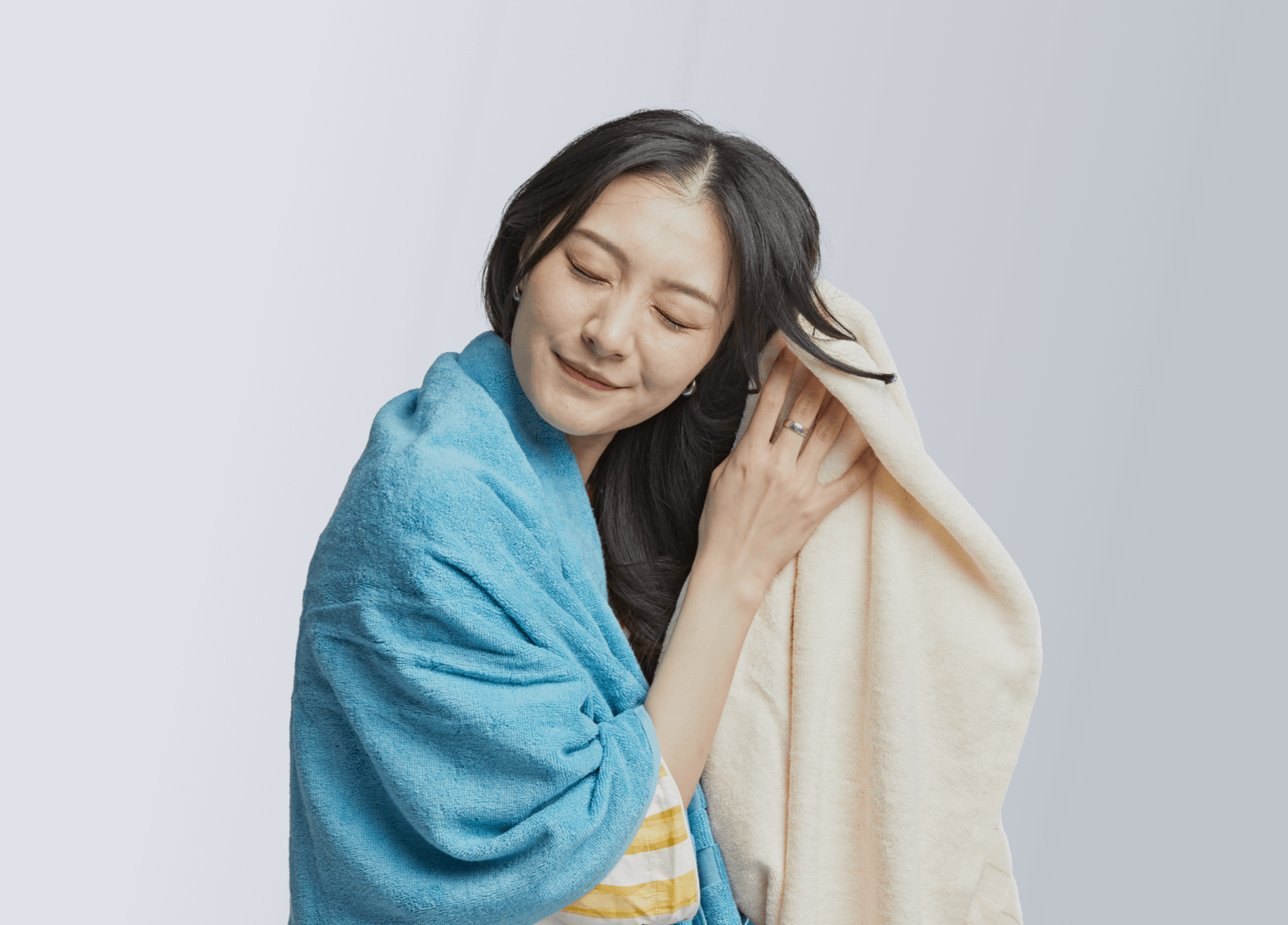 Geometric Fast-Drying Turkish Cotton Towel Set