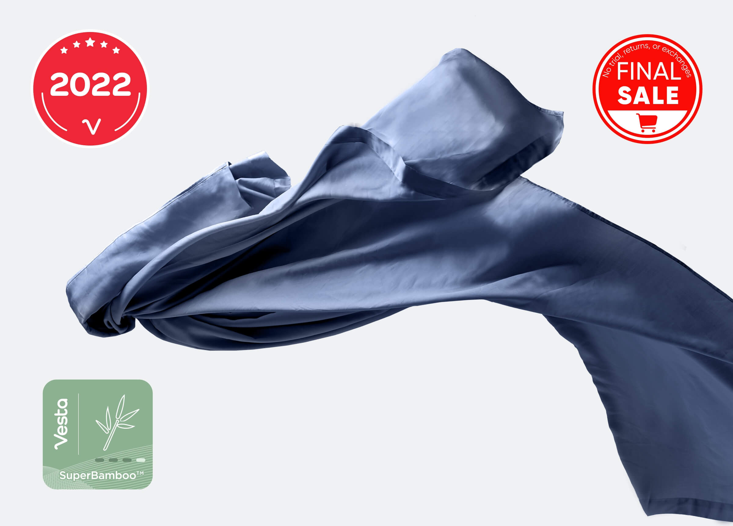 Bamboo Sheet Set Pacific Blue (King Size Only) 2022 EDITION