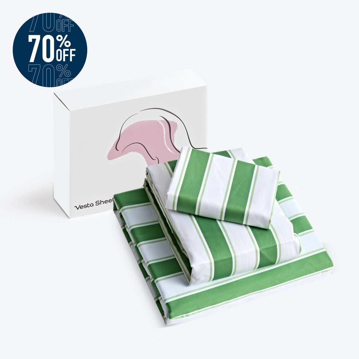 Emerald Weave Sheet Set - Final Sale