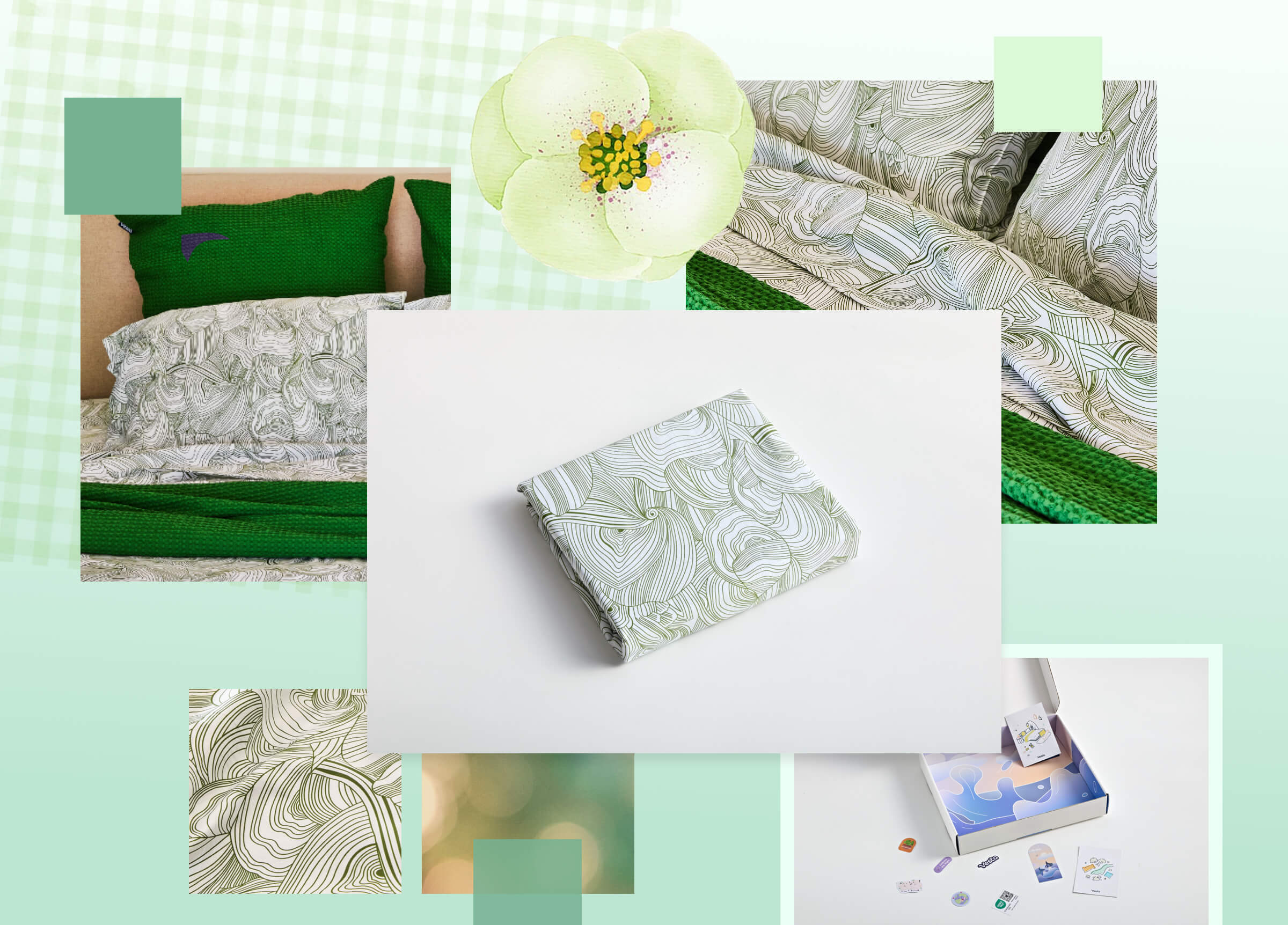SuperPima™ Hand-Drawn Line Duvet Cover