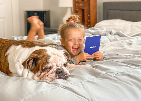 Lying on SuperSilk™ Silk-filled All-Season Duvet