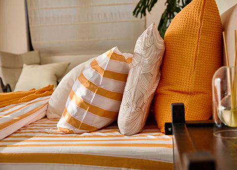 Sunset Glow Cotton Pillowcase Set - Final Sale