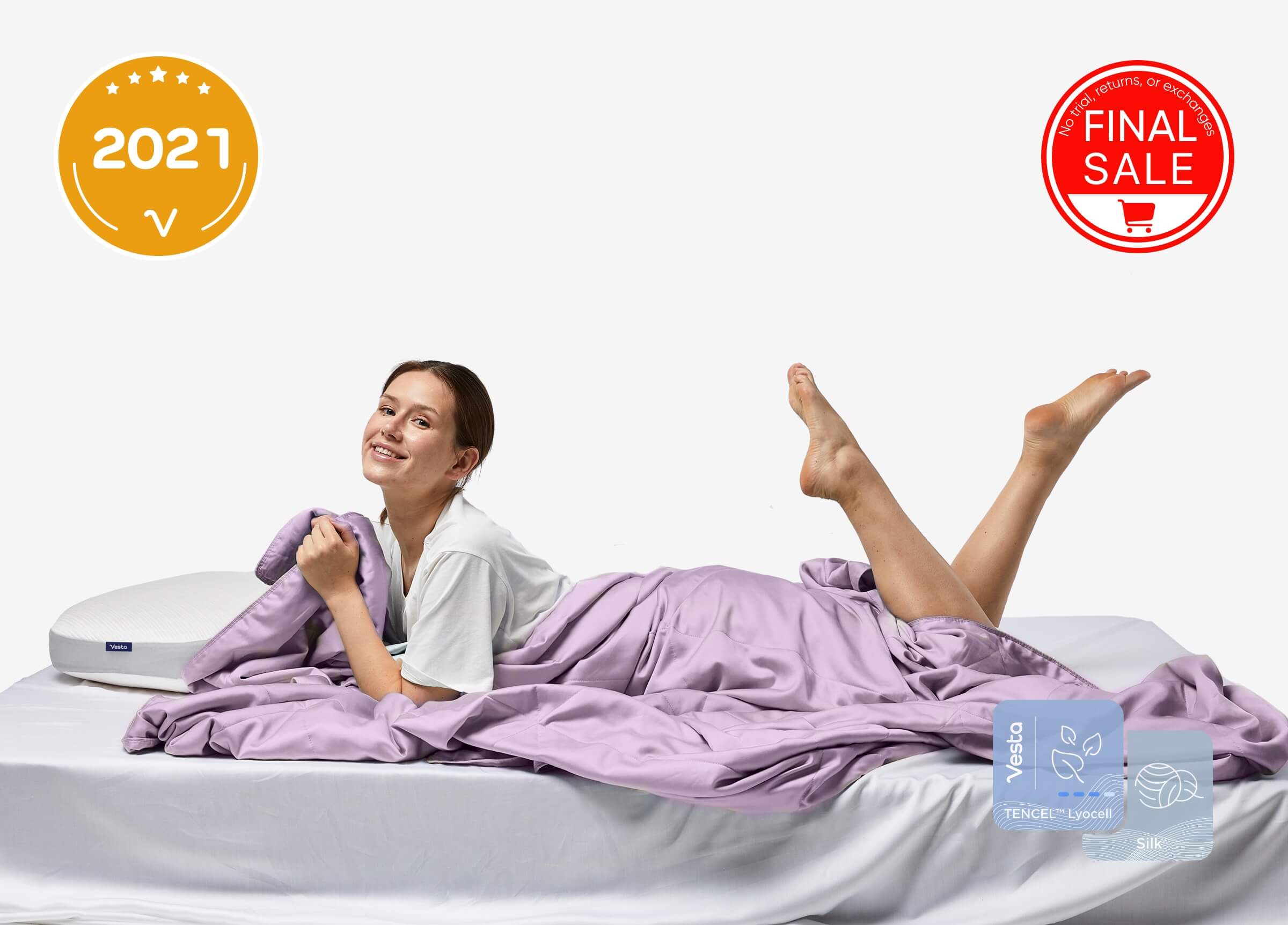 Zen Purple Silk Blanket (King Size Only) 2021 EDITION