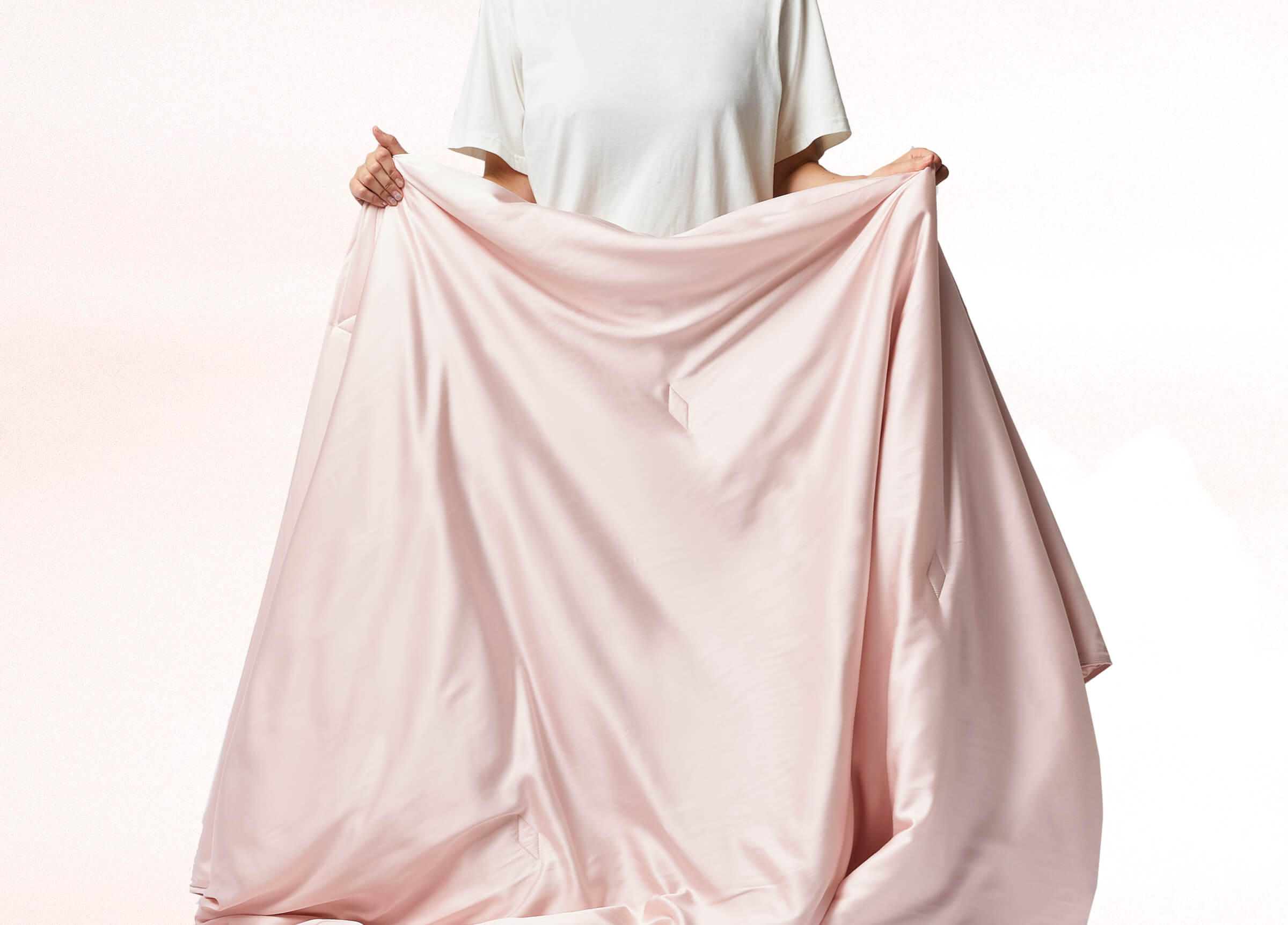 Washable Premium Silk Cooling Blanket Rainbow