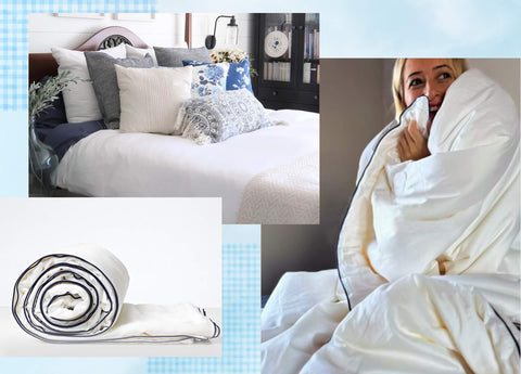 Lying on SuperSilk™ Silk-filled All-Season Duvet