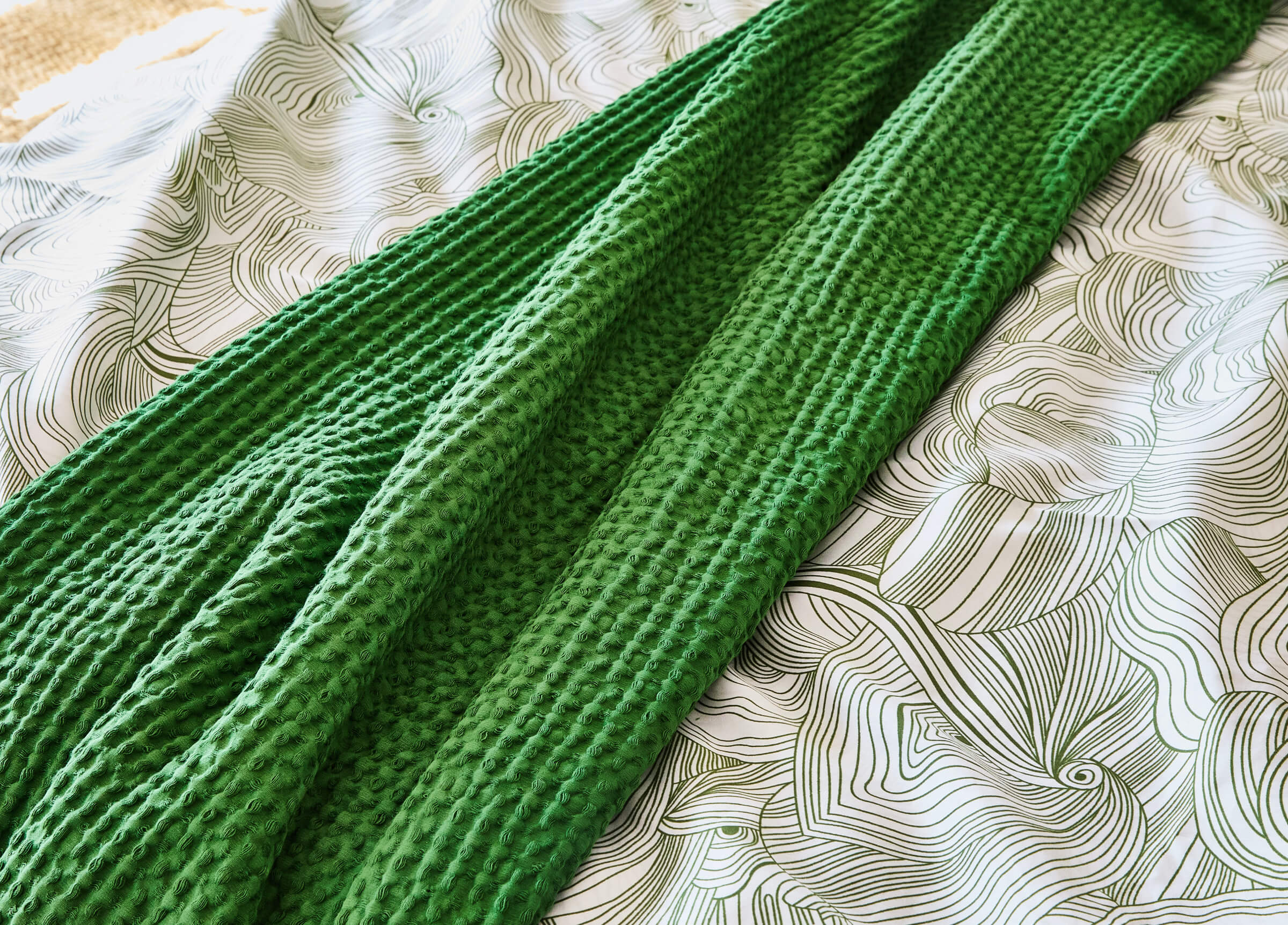 Egyptian Cotton Waffle Weave Blanket