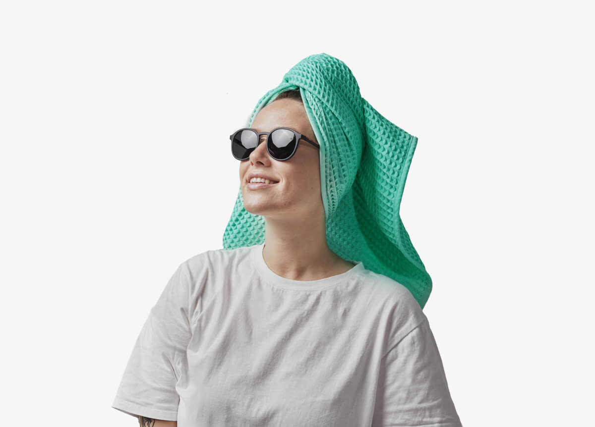 Soft Waffle Egyptian Cotton Towel Set