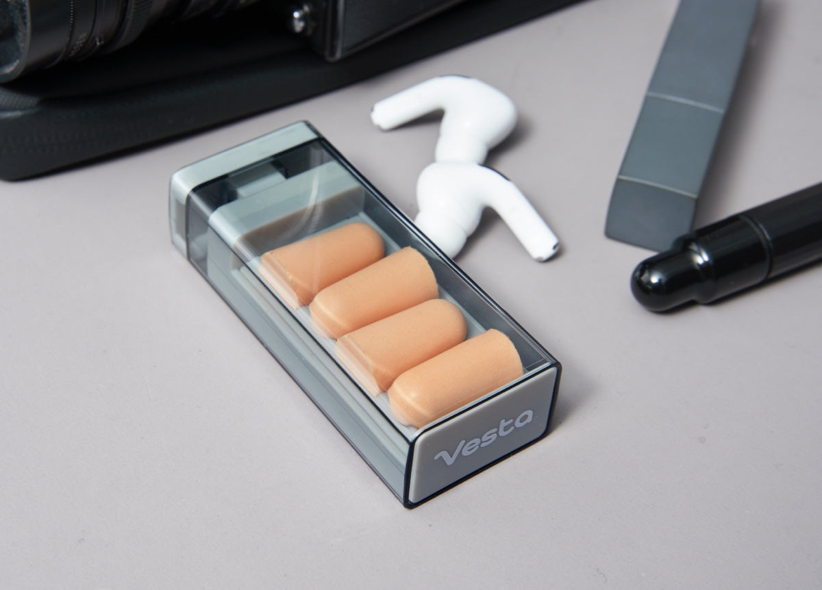 Soundproof Memory Foam Earplugs 5-Pack