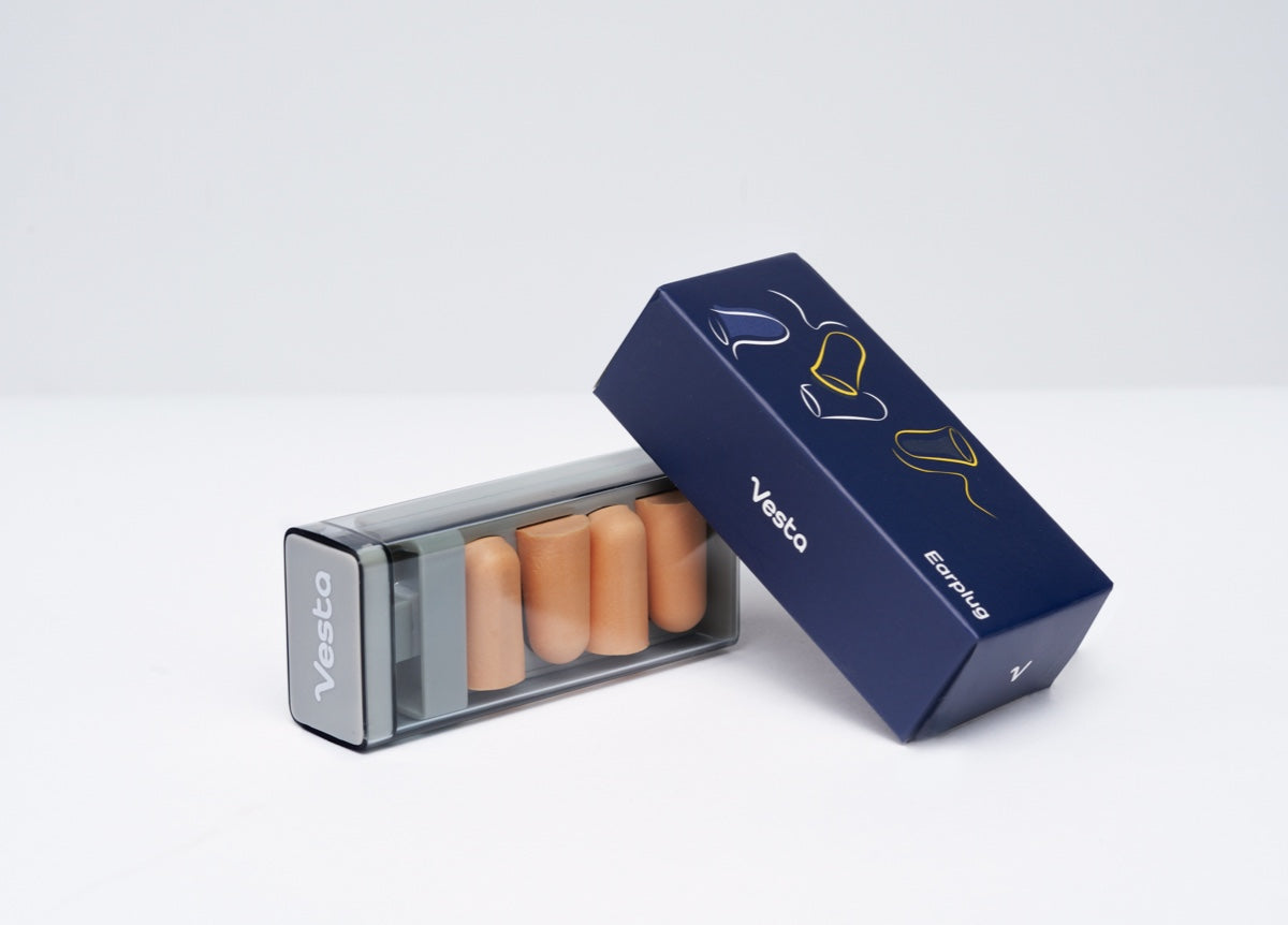Soundproof Memory Foam Earplugs 5-Pack
