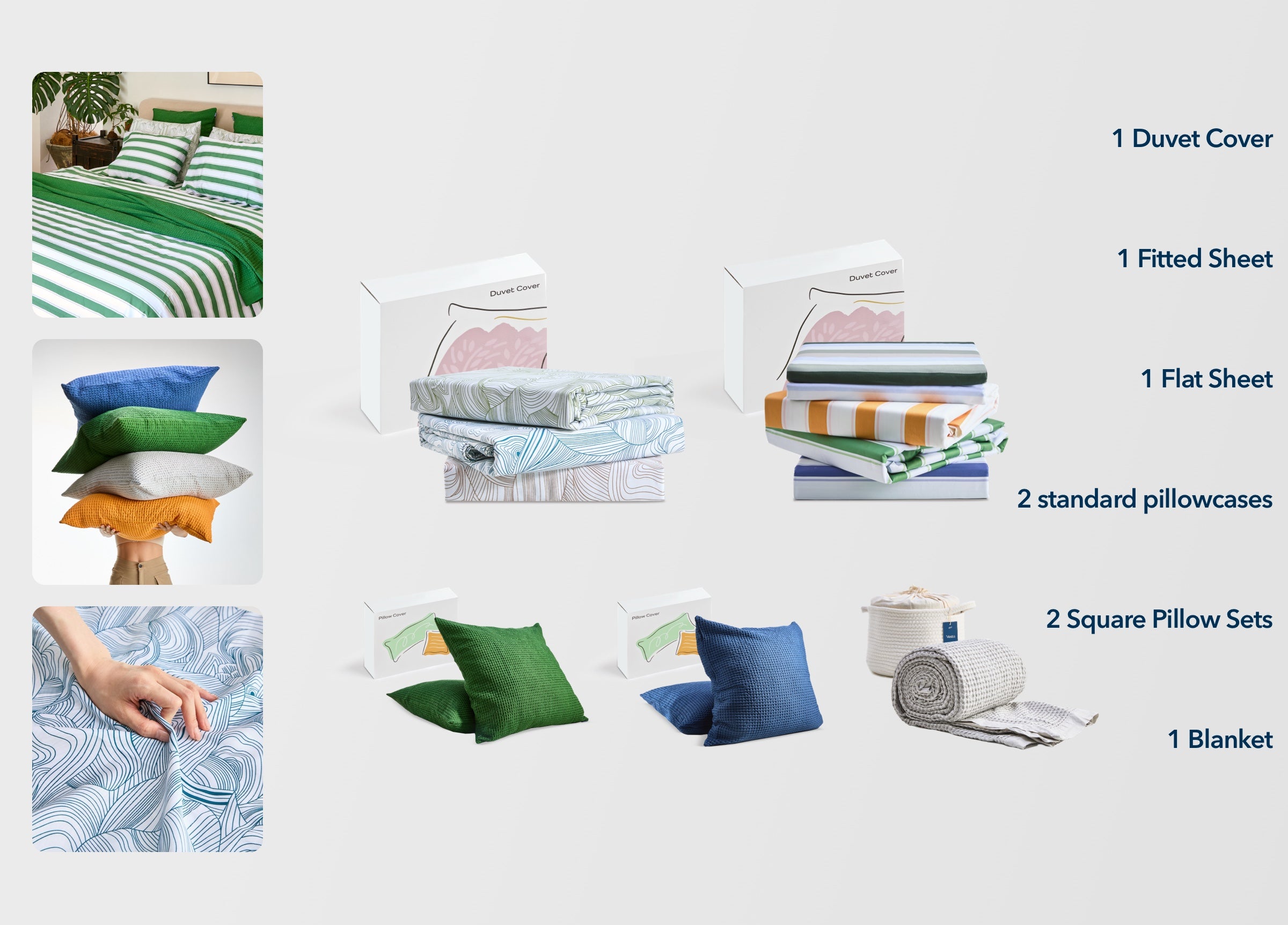 10-Pc Complete Bed Styling Bundle