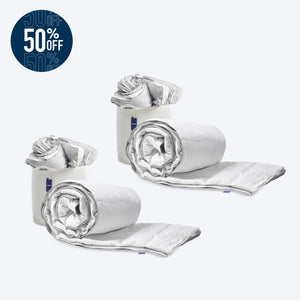 2x All-Season Silk Duvet - King Size Only