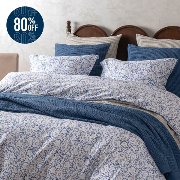 Long-Staple Cotton Print Sheet Set