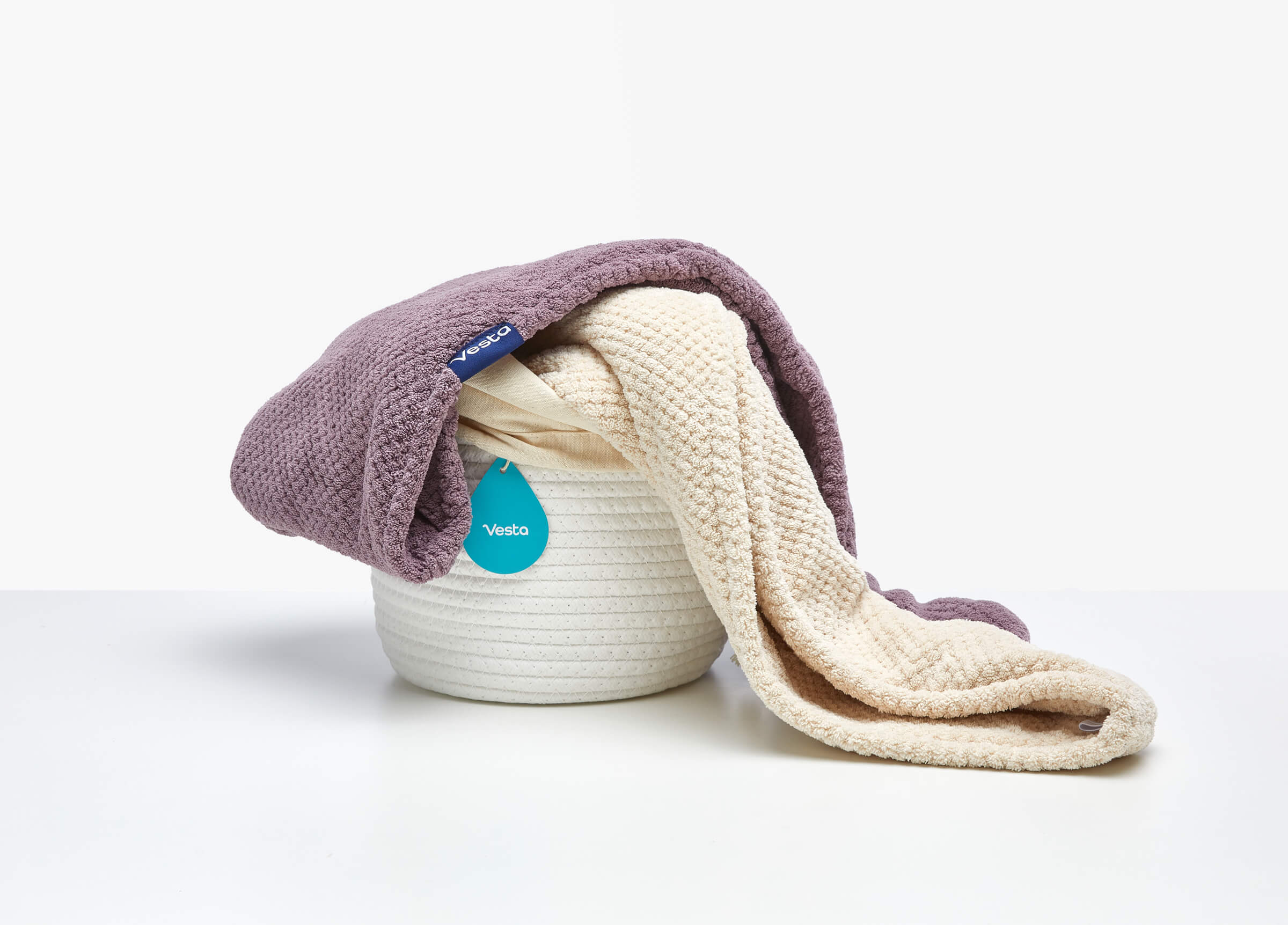 SuperWaffle Ultra Absorbent Hair Wrap Towel (Pack of 2)