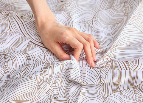 SuperPima™ Hand-Drawn Line Duvet Cover