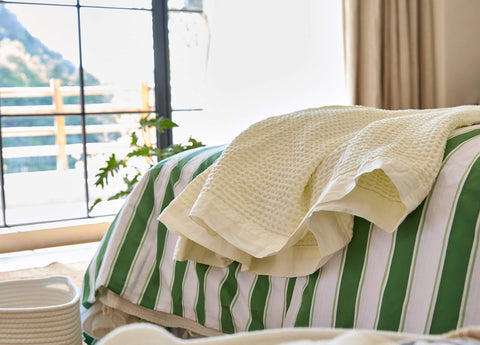 Egyptian Cotton Waffle Weave Blanket