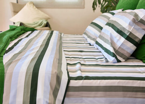 SuperPima™ Morandi Stripe Sheet Set