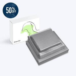 Glacier Grey Sheet Set - King Size Only