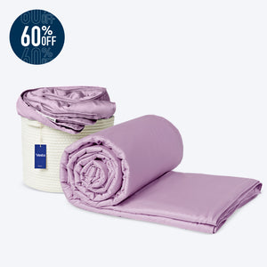 Zen Purple Silk Cooling Blanket - King Size - ‘23 Edition