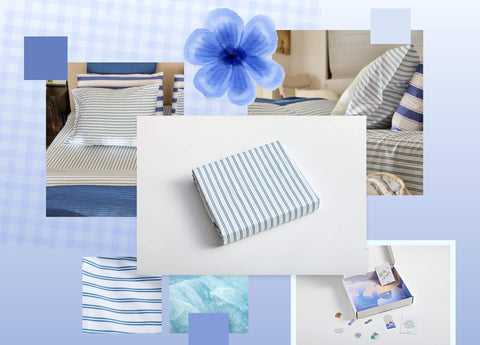Egyptian Cotton Line Duvet Cover