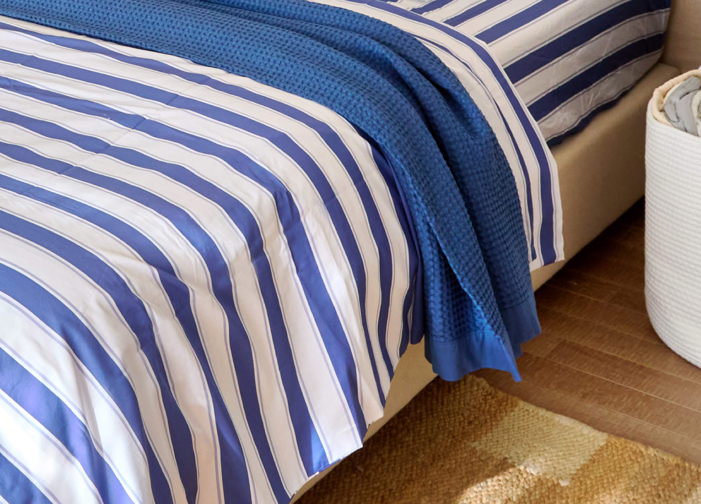 SuperPima™ Striped Duvet Cover