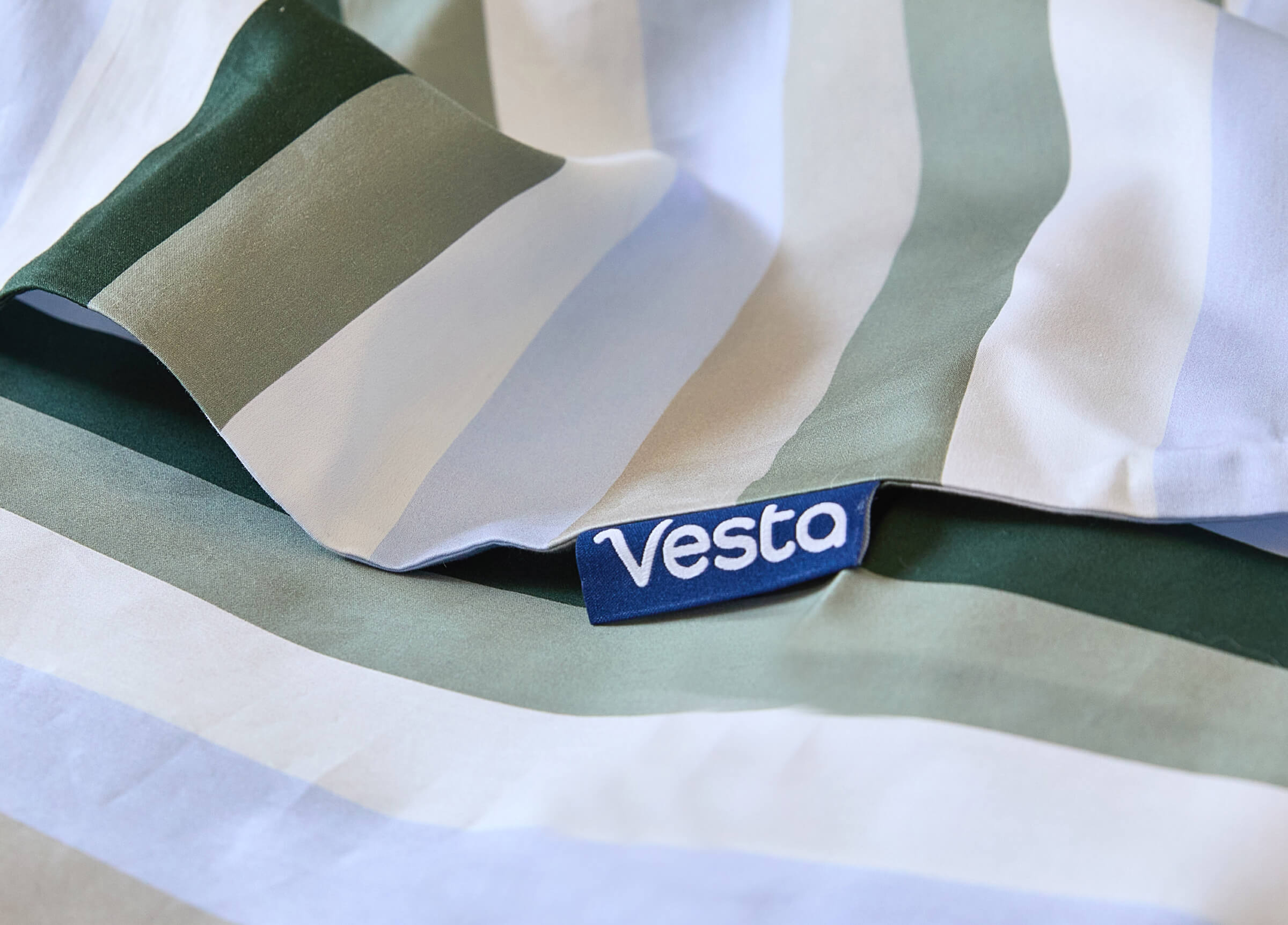 SuperPima™ Morandi Stripe Fitted Sheet