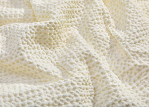 Egyptian Cotton Waffle Weave Blanket