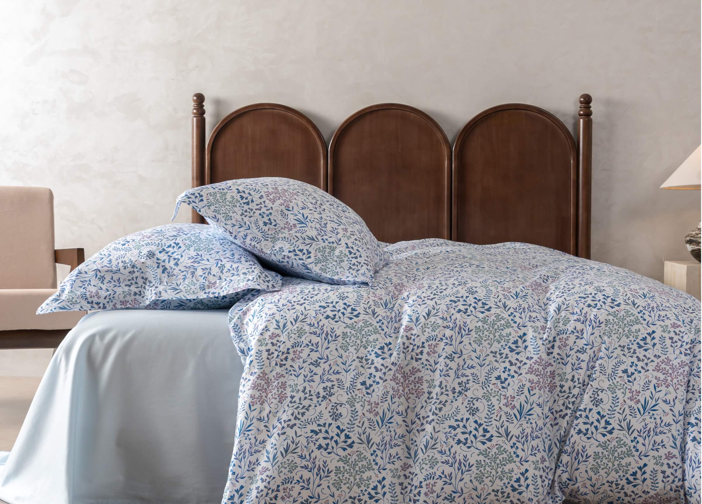 Long-Staple Cotton Print Sheet Set