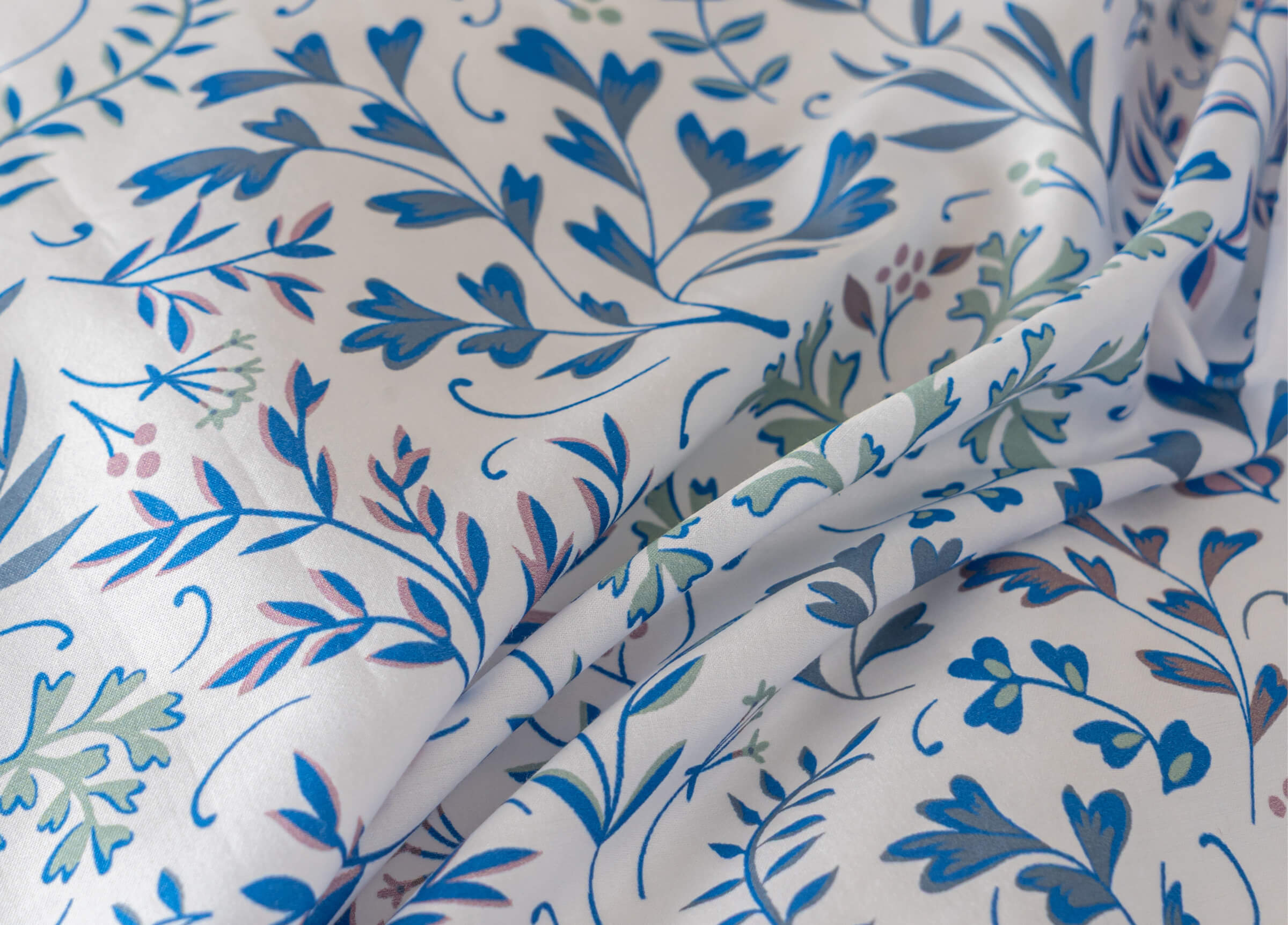 Long-Staple Cotton Print Sheet Set