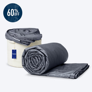 Pine Grey Silk Cooling Blanket - King Size Only