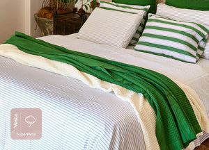 Mint Lines Sheet Set - Final Sale