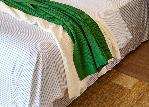 Mint Lines Sheet Set - Final Sale