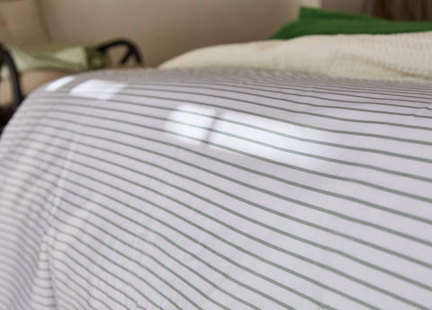 Mint Lines Sheet Set - Final Sale