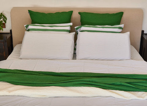 Mint Lines Sheet Set - Final Sale