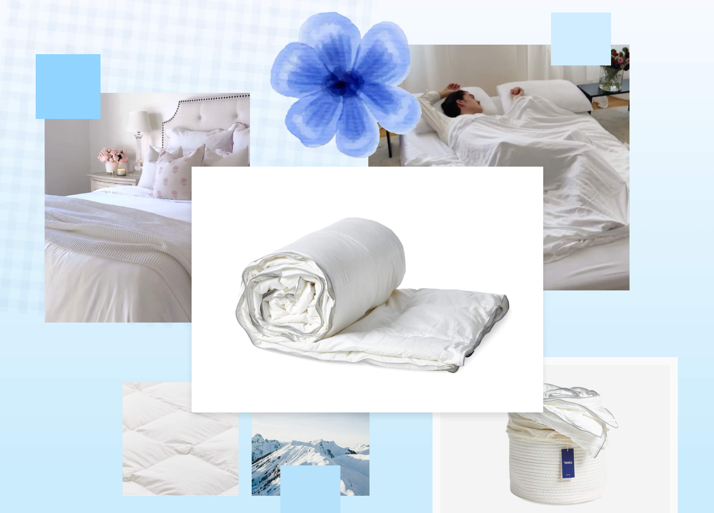 Hungarian Goose Down Lightweight Cooling Blanket