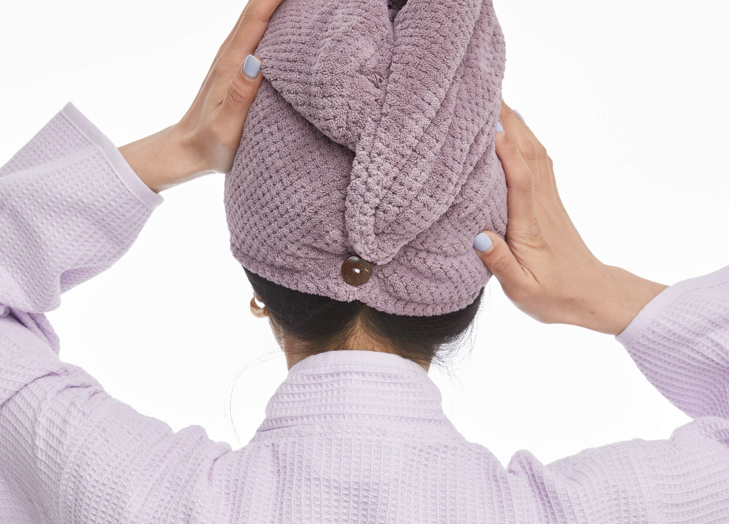 SuperWaffle Ultra Absorbent Hair Wrap Towel (Pack of 2)