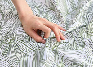 SuperPima™ Hand-Drawn Line Duvet Cover