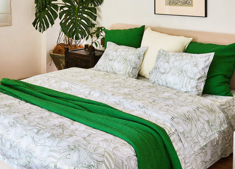 SuperPima™ Hand-Drawn Line Duvet Cover