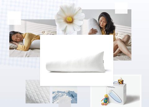 Hug Body Pillow with Cooling Snow Cover