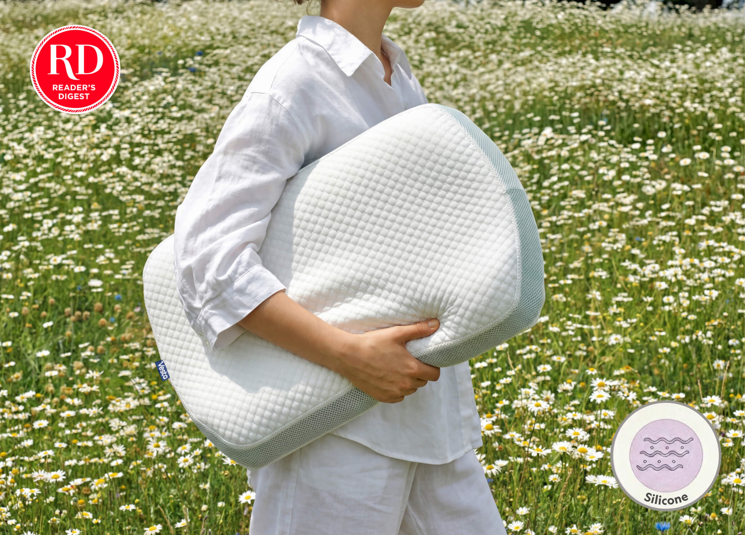MintZen™ Silicone Foam Pillow