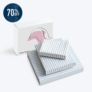 Mint Lines Sheet Set - Final Sale