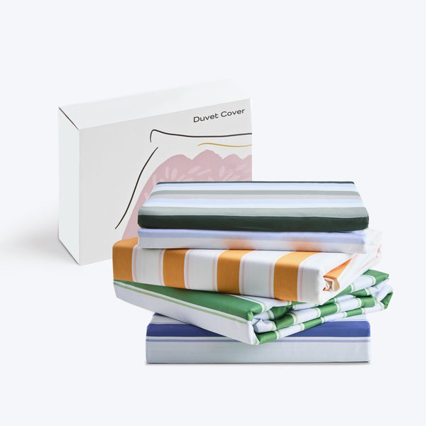 SuperPima™ Striped Duvet Cover