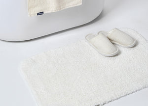 Plush Cotton Bath Rug with Non-Slip Latex Bottom