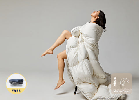 95% Hungarian Goose Down Heavy Comforter