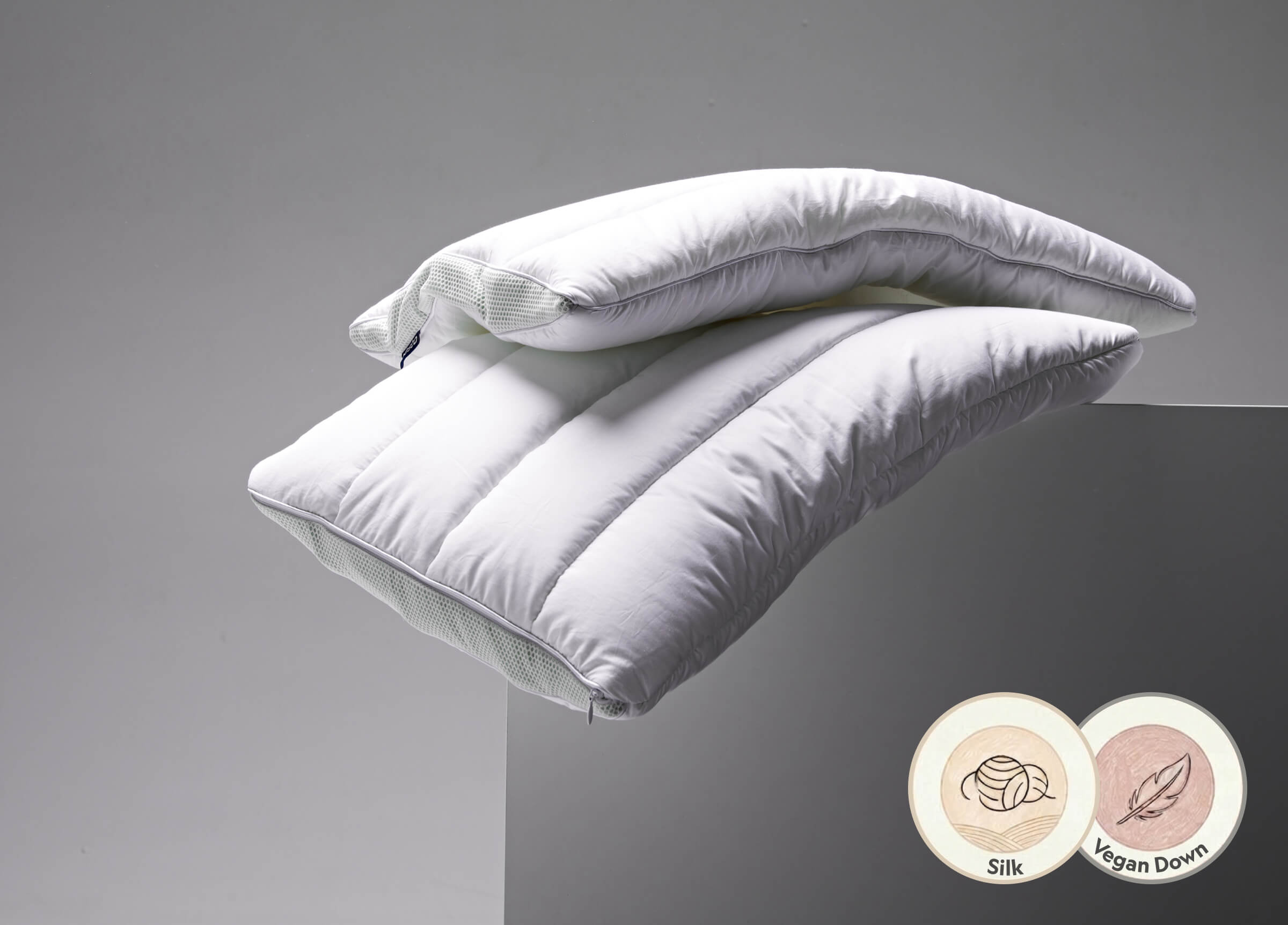 LimeZen™ Silk Filled Thin Pillow