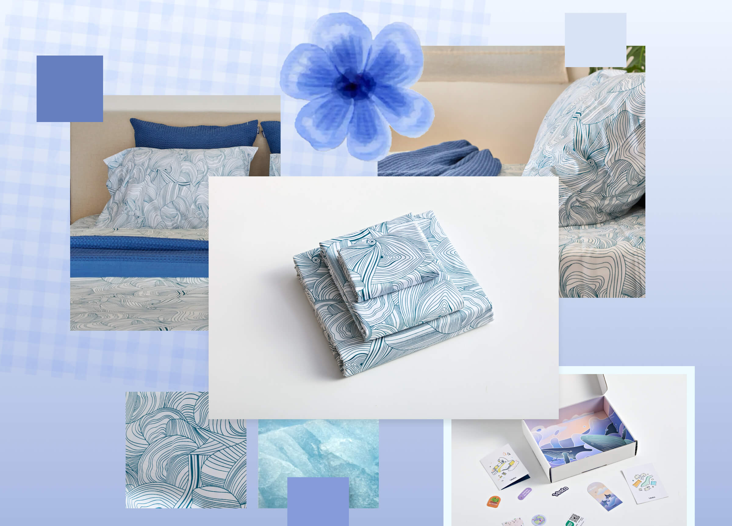 4-Pc Long-Staple Cotton Print Starter Bundle